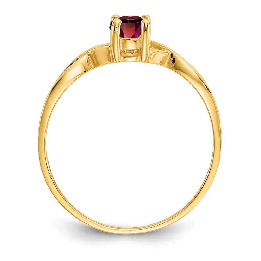 14k Birthstone Ring