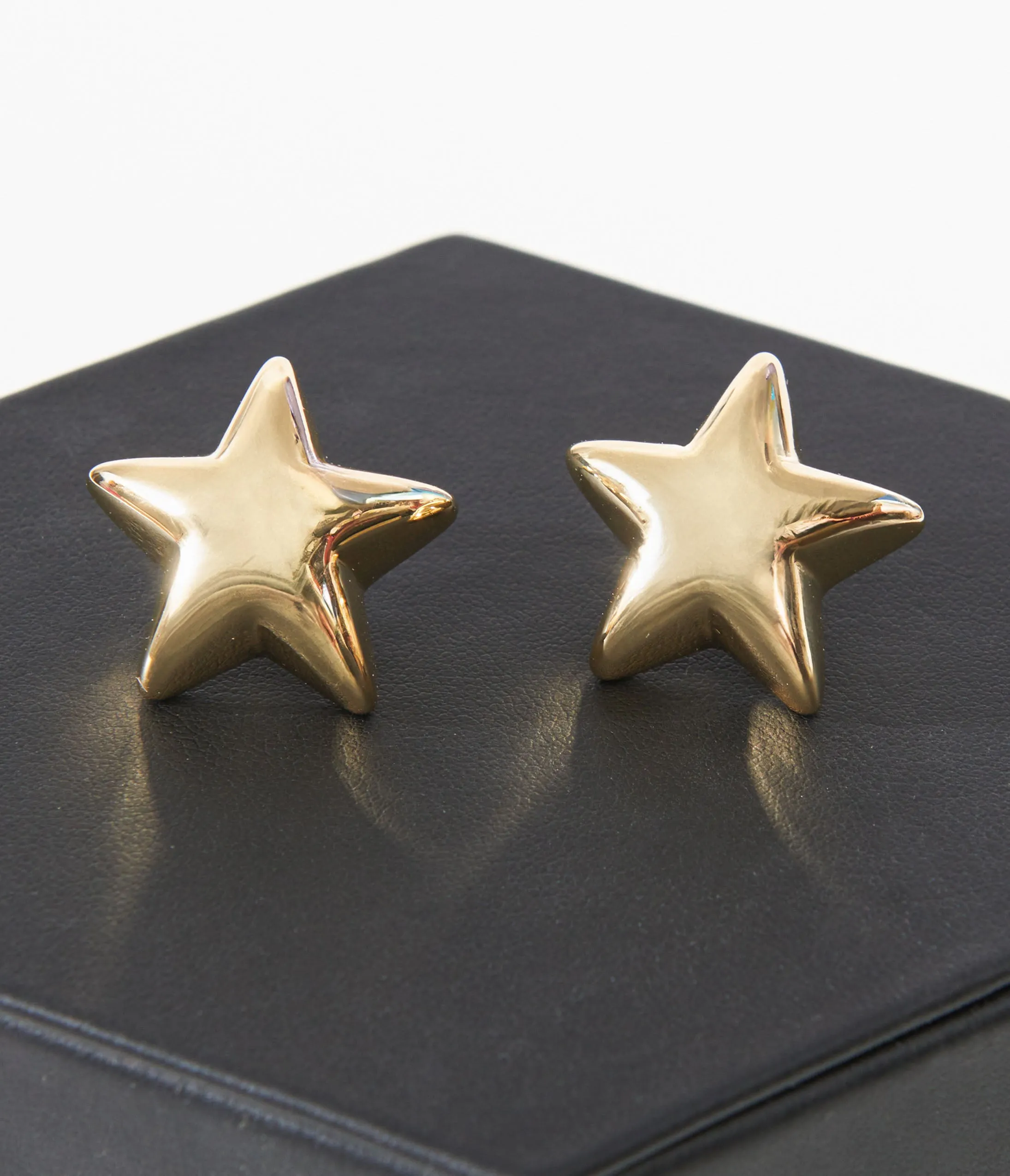 14K Gold Dipped Star Stud Earrings