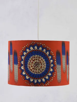 African wax print lampshade