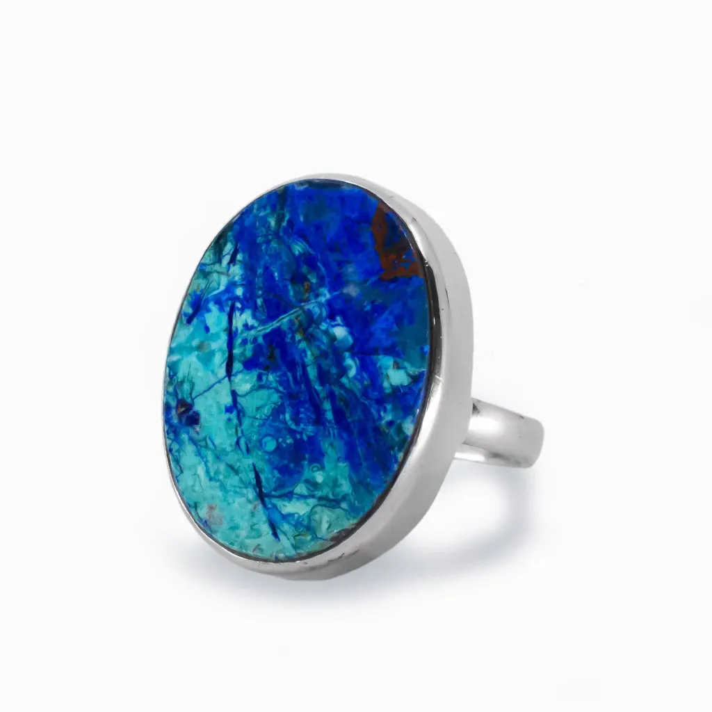 Azurite Turquoise Ring