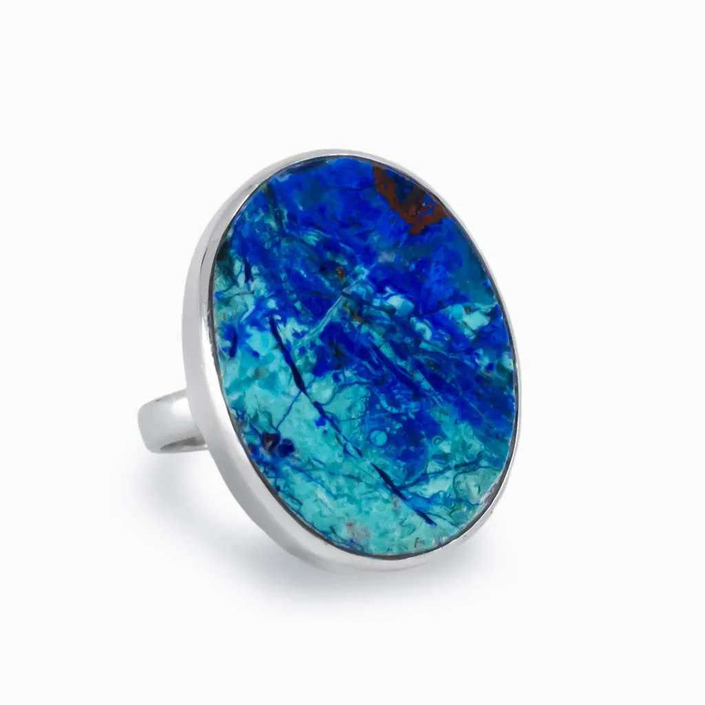 Azurite Turquoise Ring