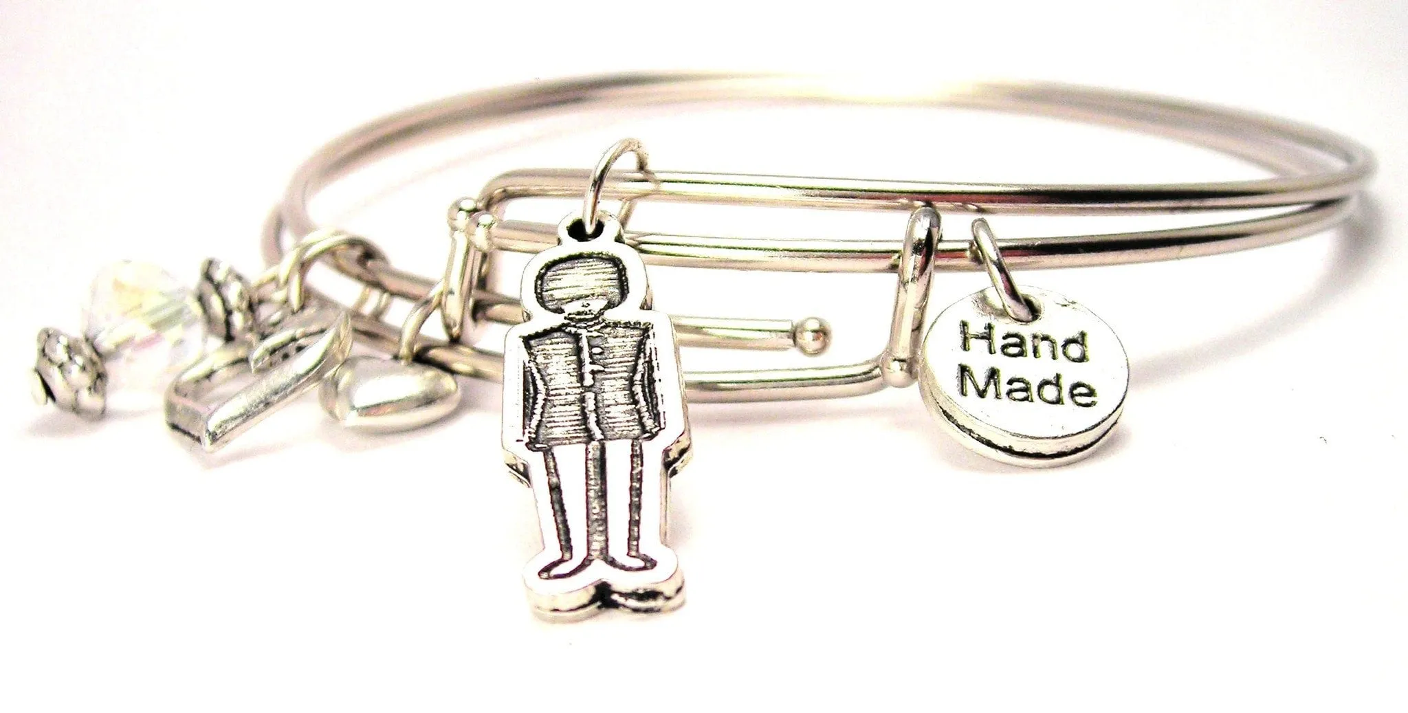 British Royal Guard Expandable Bangle Bracelet Set