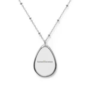 Carmel Christian Oval Necklace