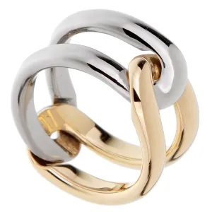 Cartier Vintage Interlocking Gold Band Ring