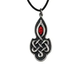 CELTIC W/ RUBY PENDANT, C/60