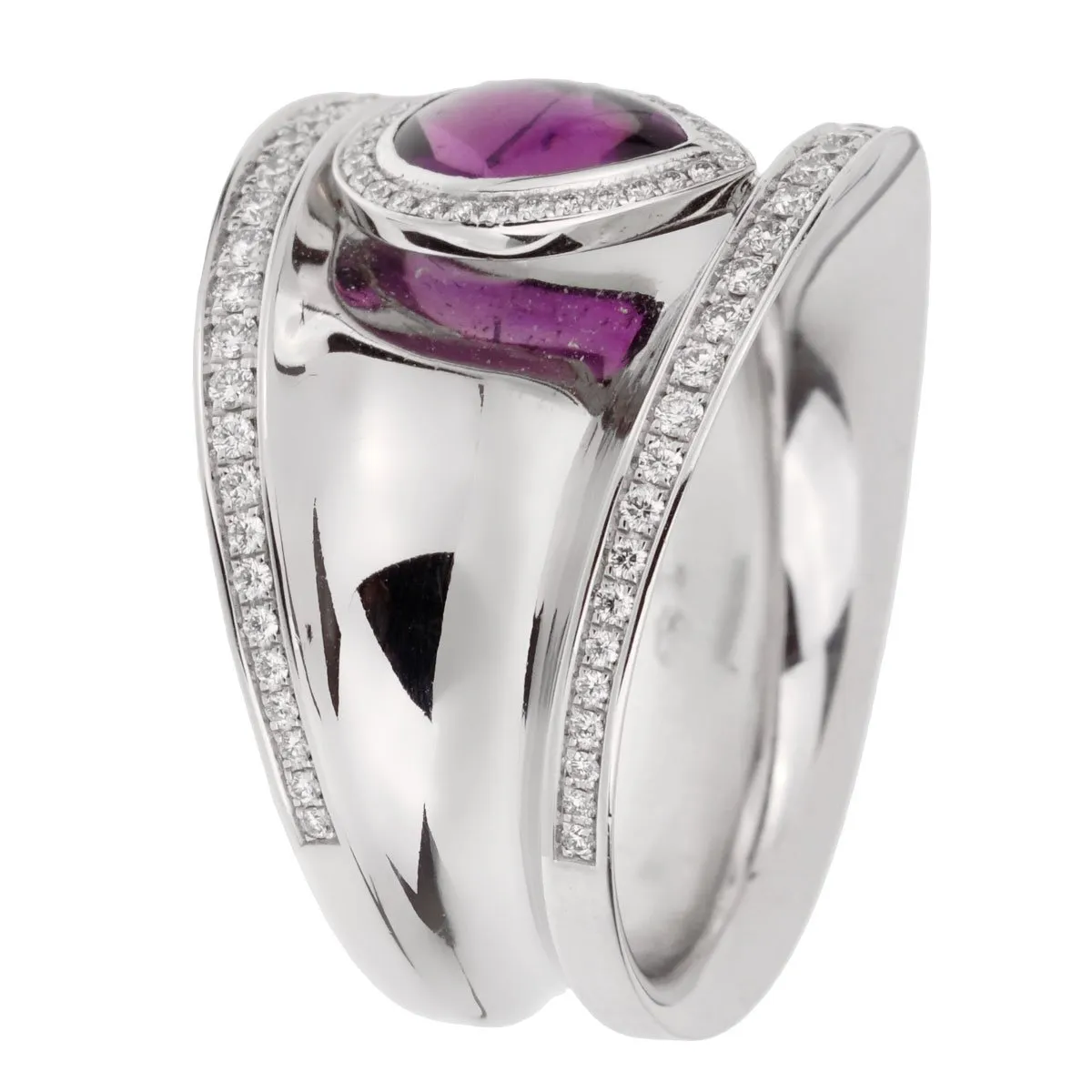 Chopard Imperiale Amethyst Diamond White Gold Ring