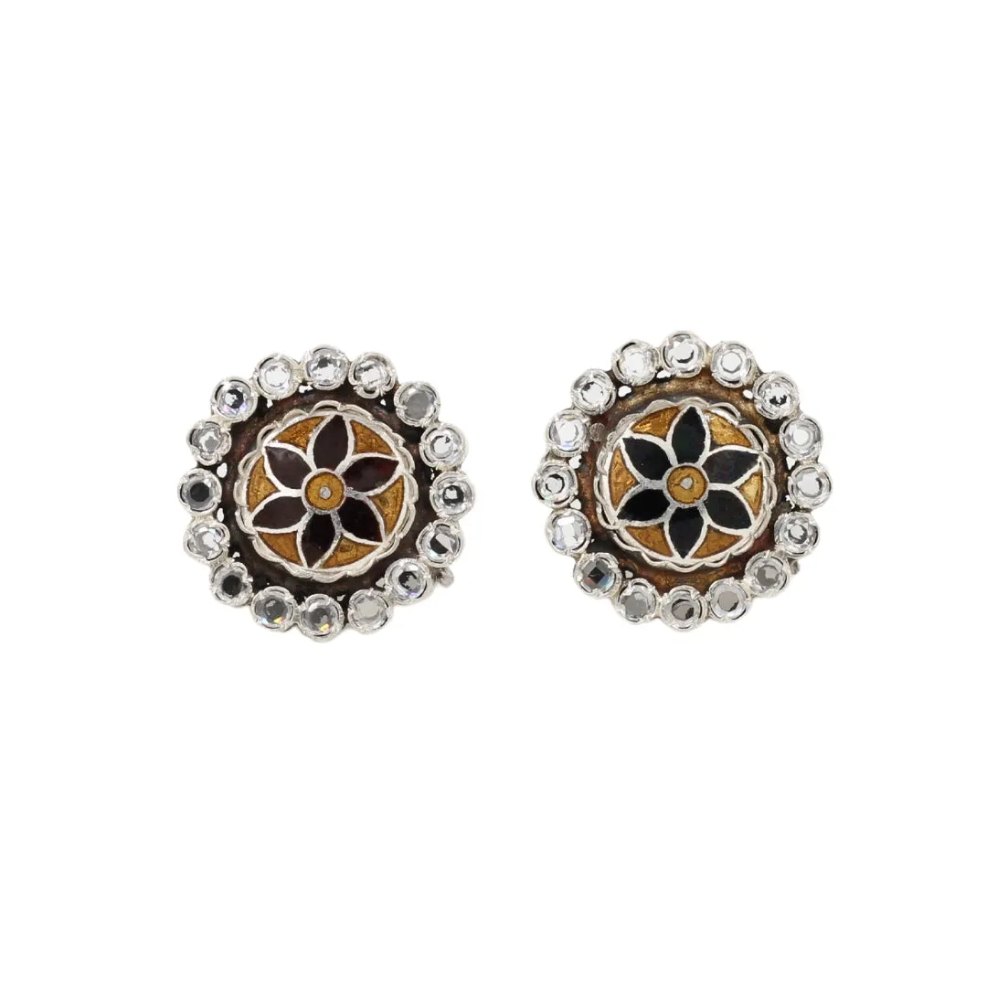 Classic Charm: Heritage-Inspired Silver Earrings by Sangeeta Boochra