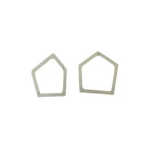 Contemporary House Earrings - Regina Krawets