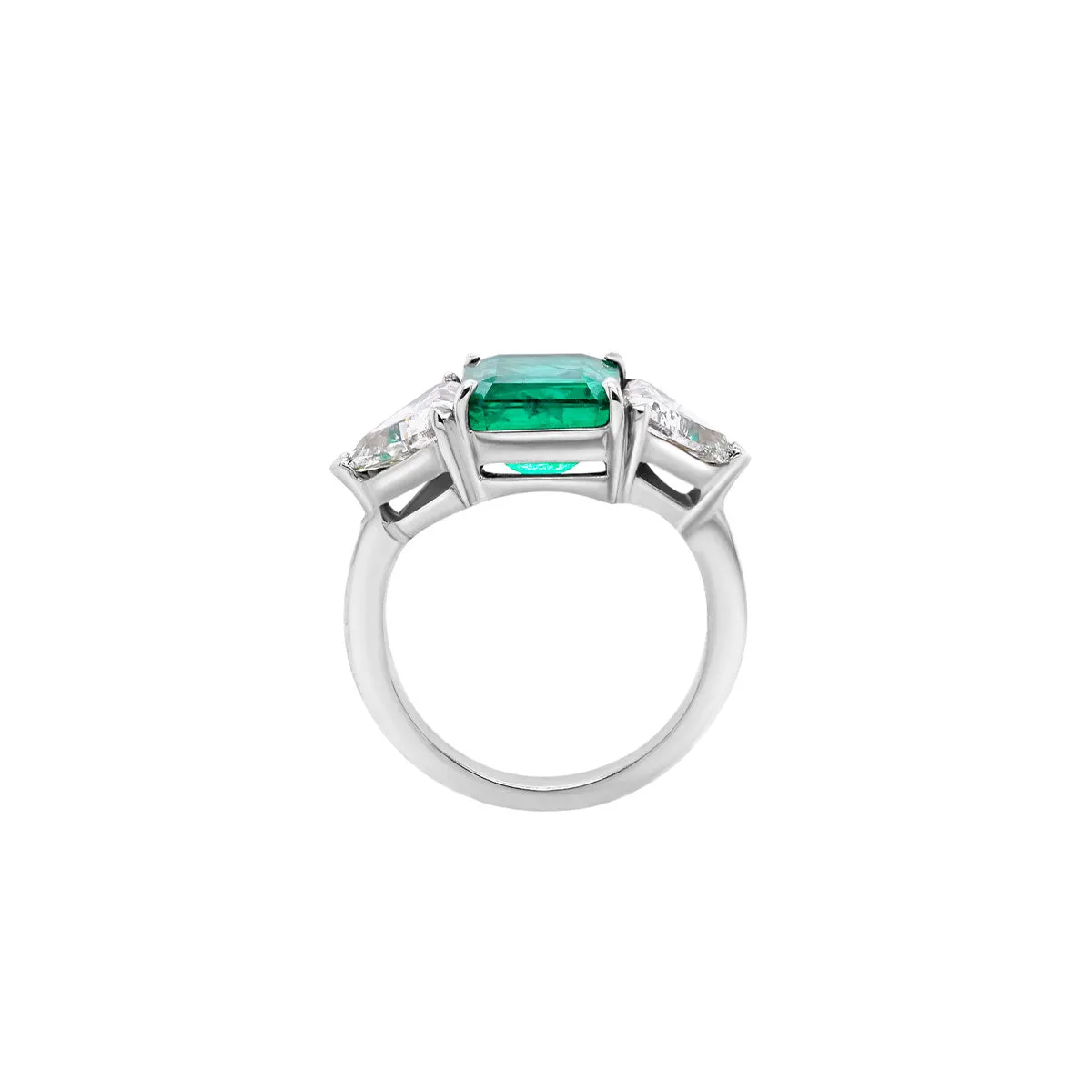 Emerald Trilogy Ring | 3.55GMS 4.55TCW