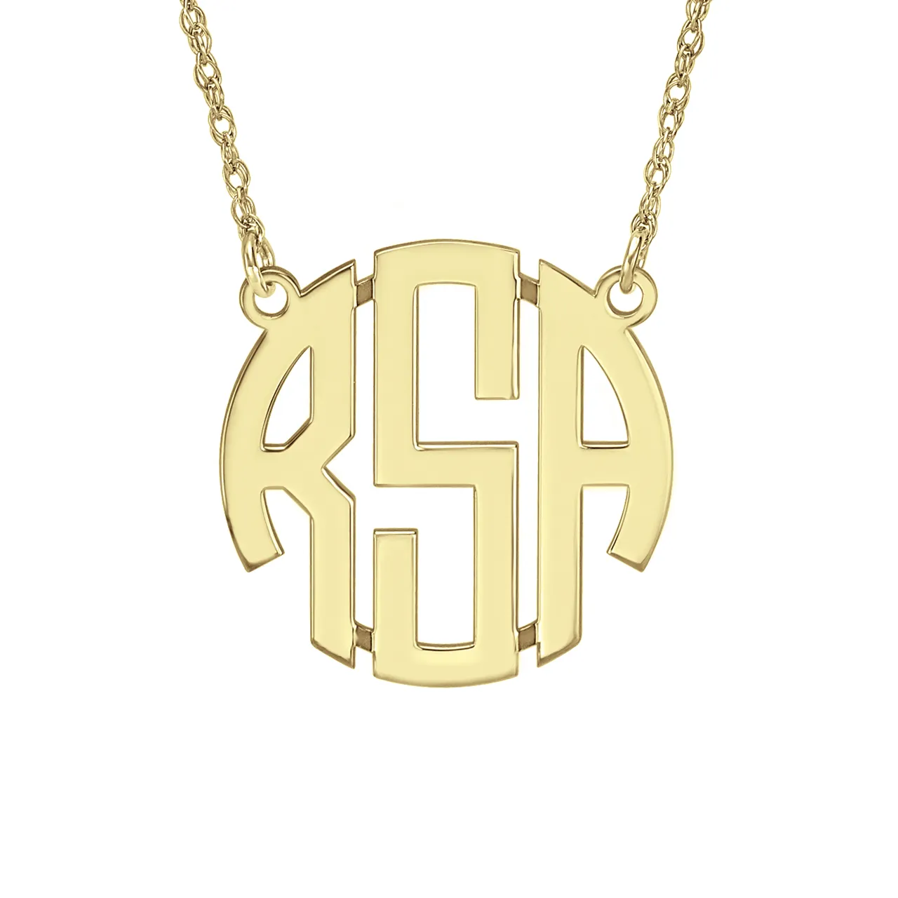 Fink's 25mm Original Monogram Necklace