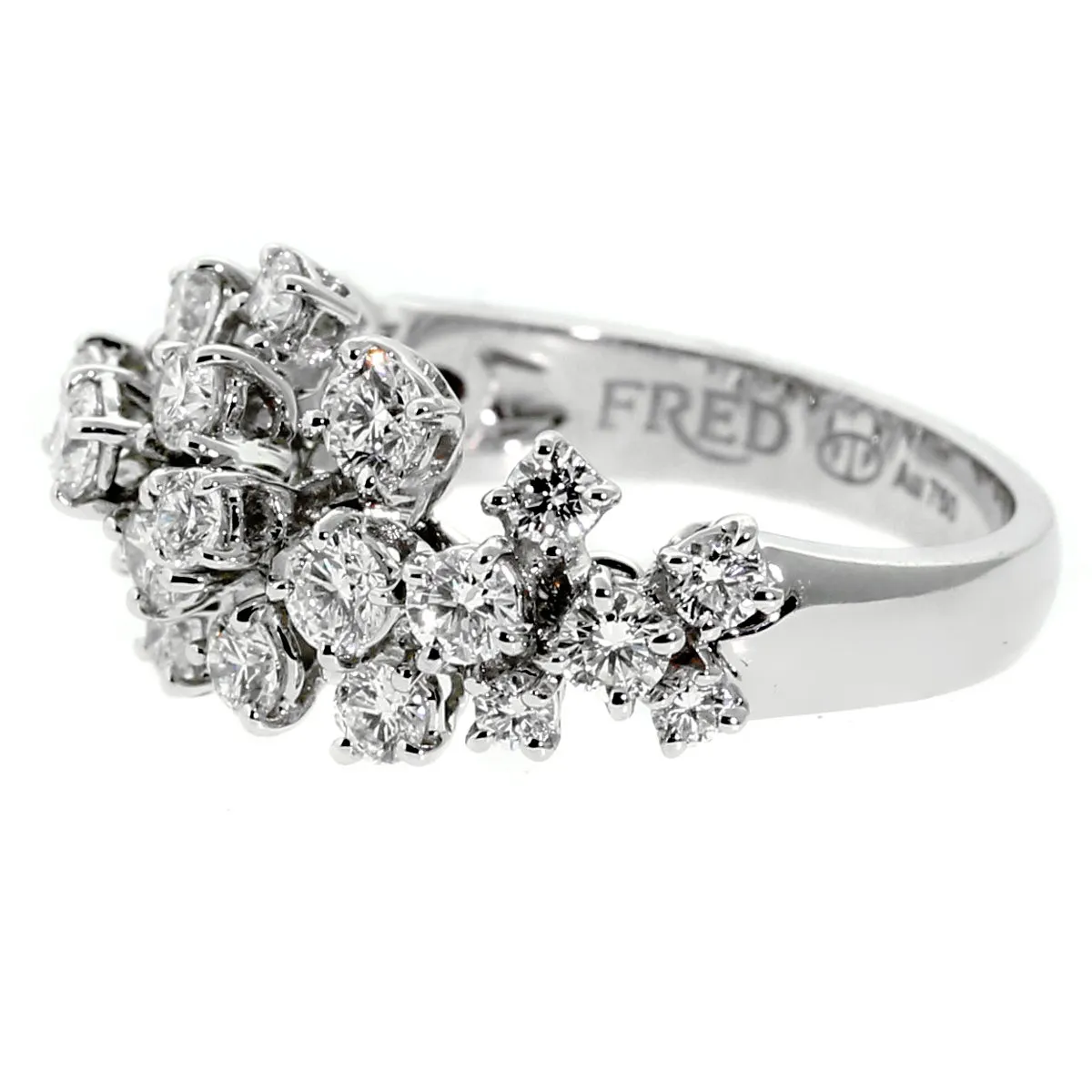 Fred of Paris Diamond White Gold Ring