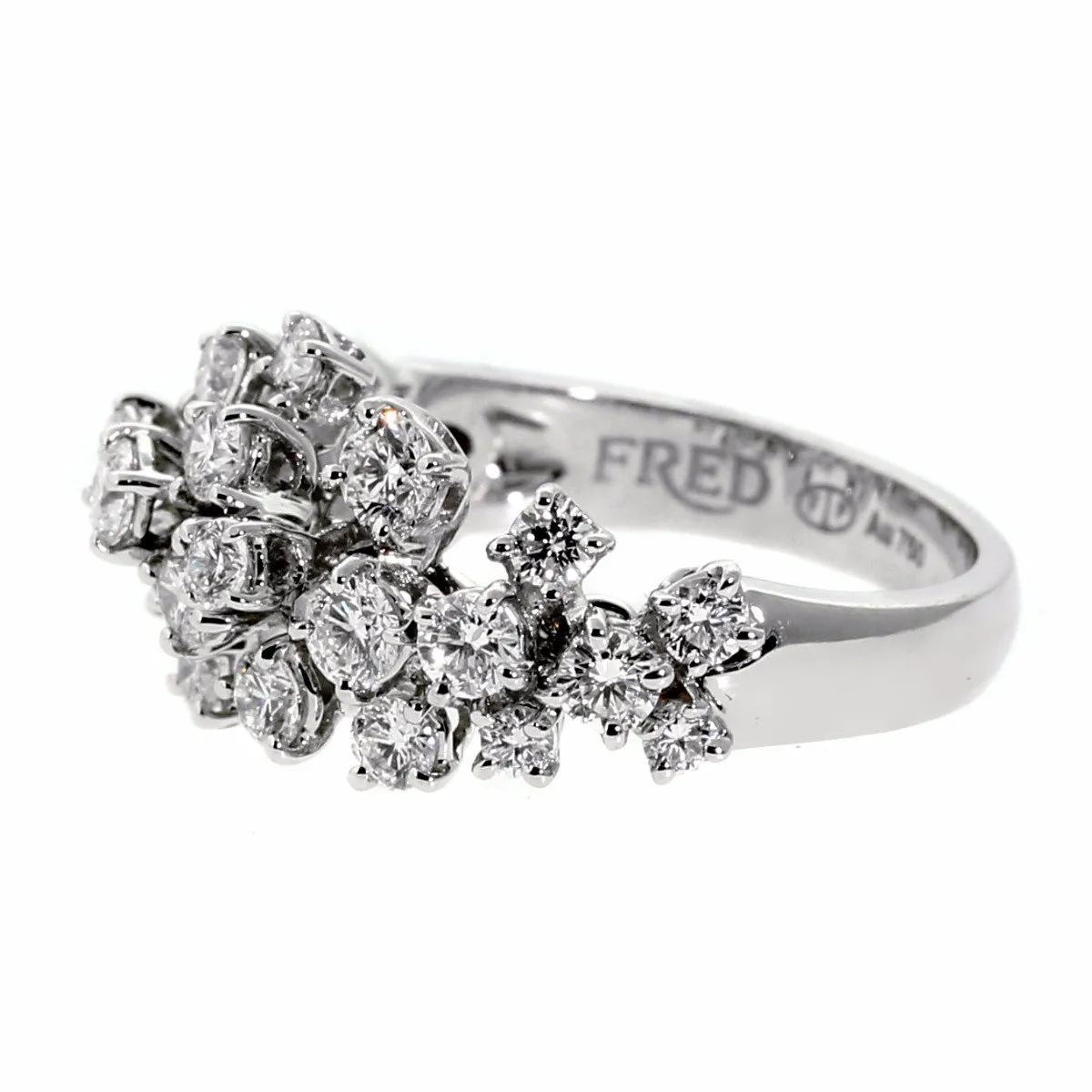 Fred of Paris Diamond White Gold Ring