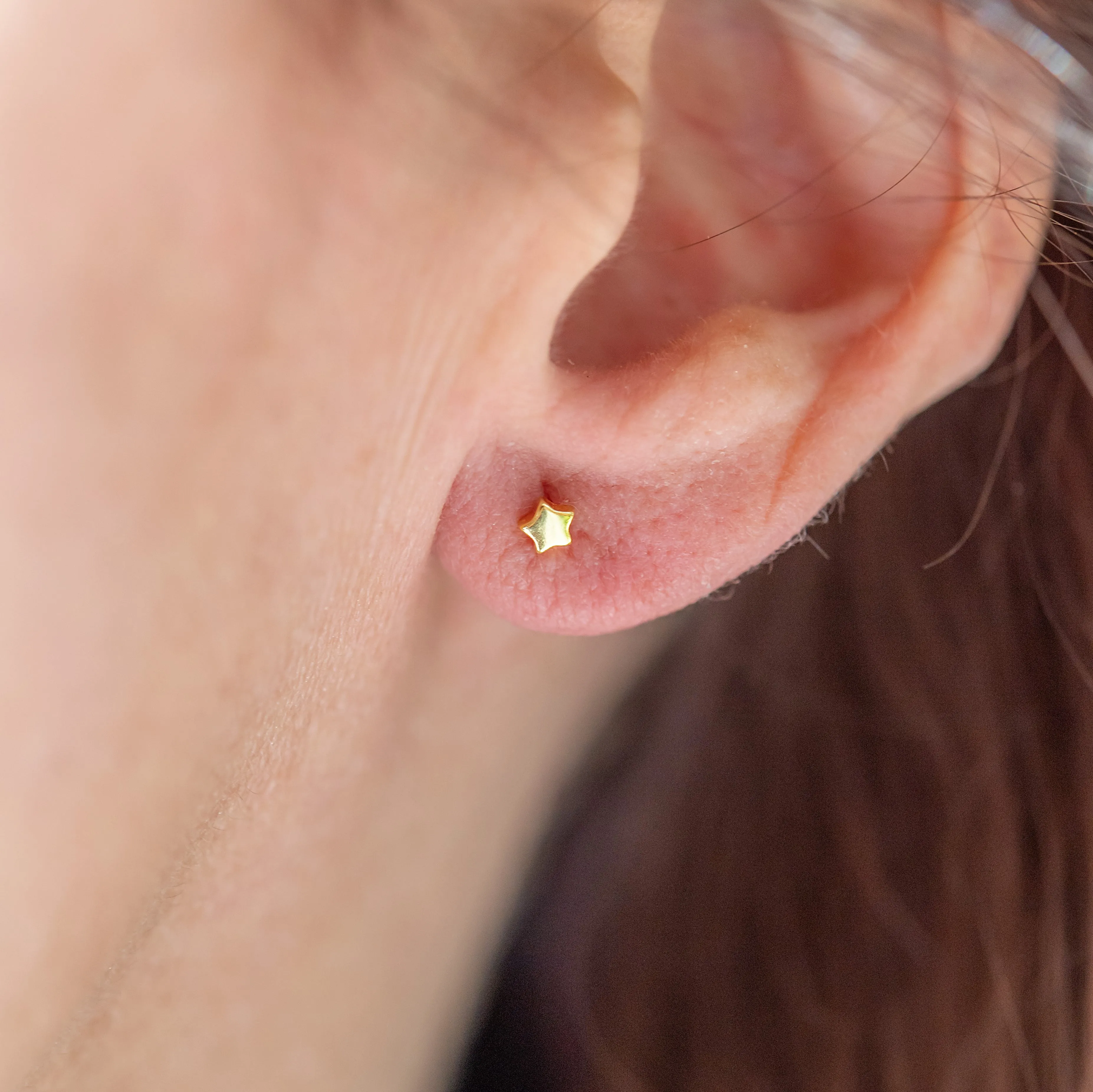 Gold Star Studs