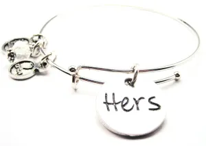 Hers Circle Expandable Bangle Bracelet