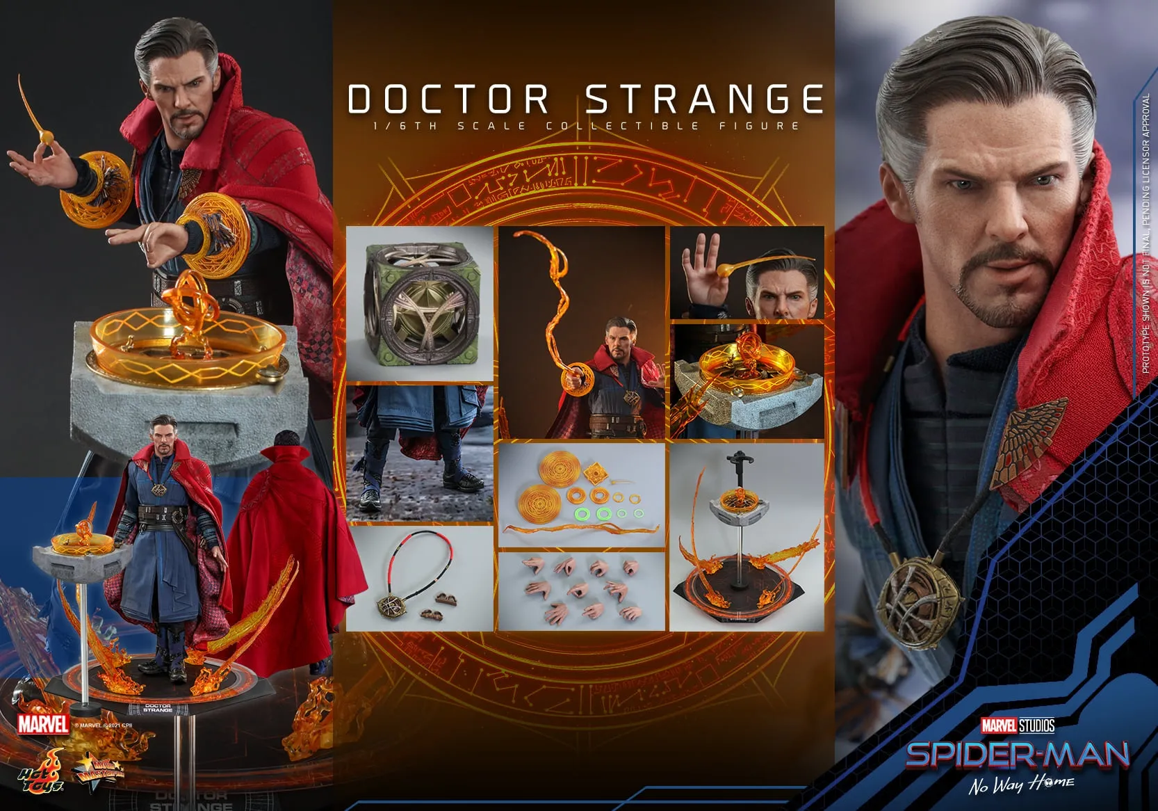 Hot Toys - MMS629 - Spider-Man: No Way Home - 1/6th scale Doctor Strange Collectible Figure