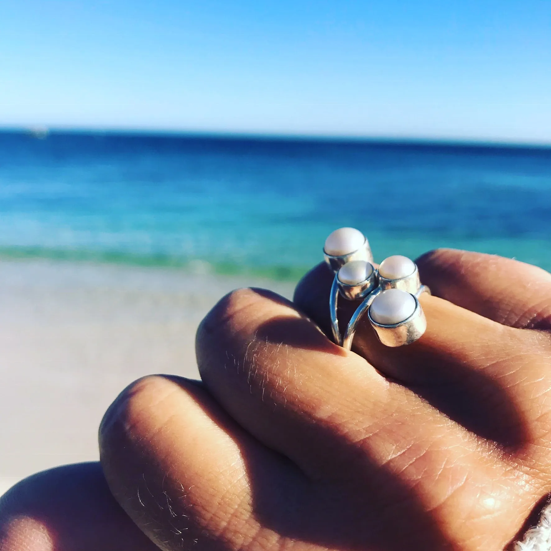 Kimberly Moons Pearl Ring