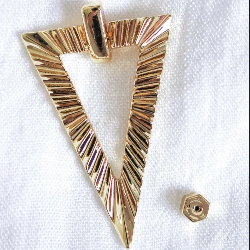 Kinsey Designs | Colin Gold Tone Triangular Earrings