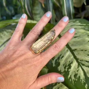 Lemurian Quartz Ring #53