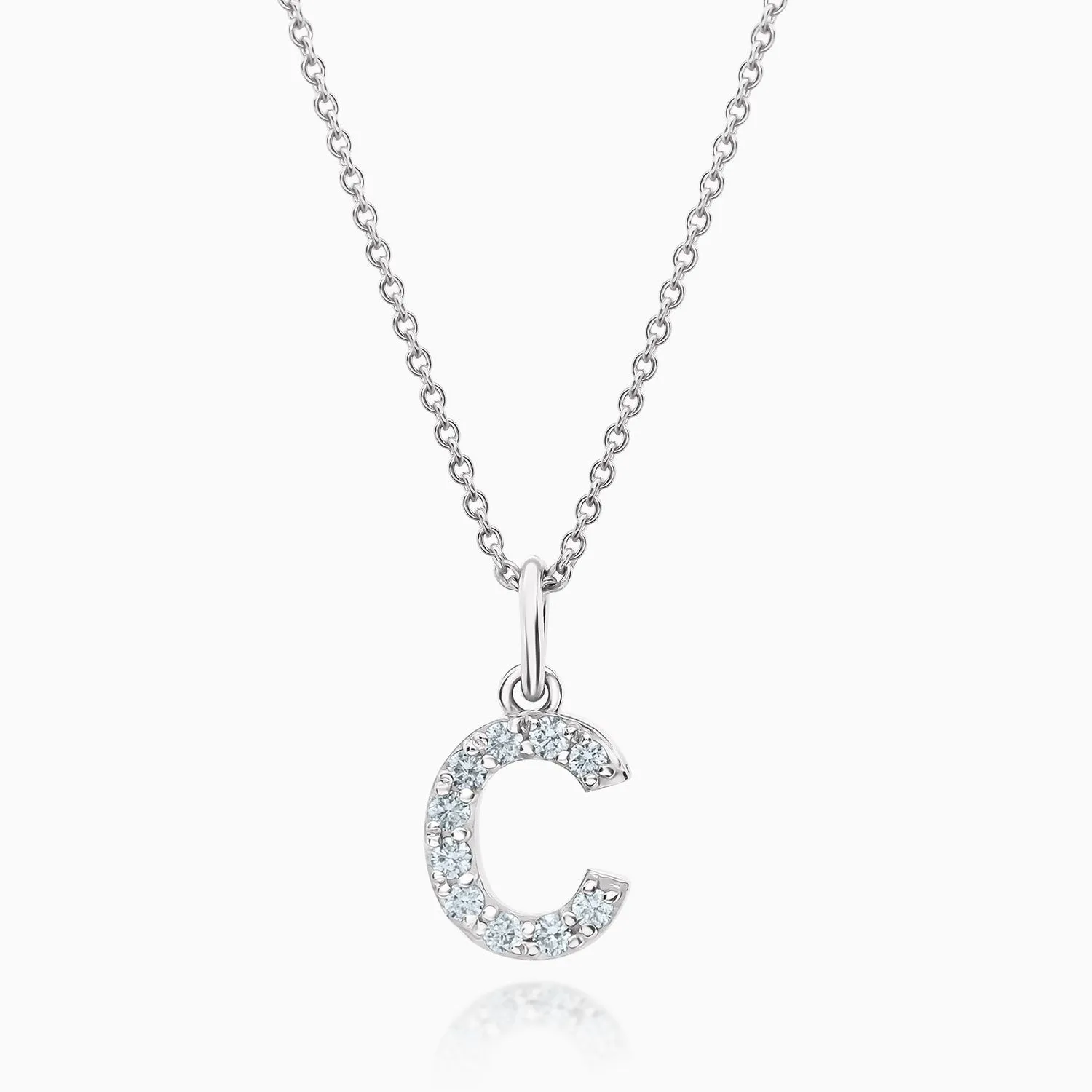 Love Letters Diamond Pave Letter Pendant (Medium size)