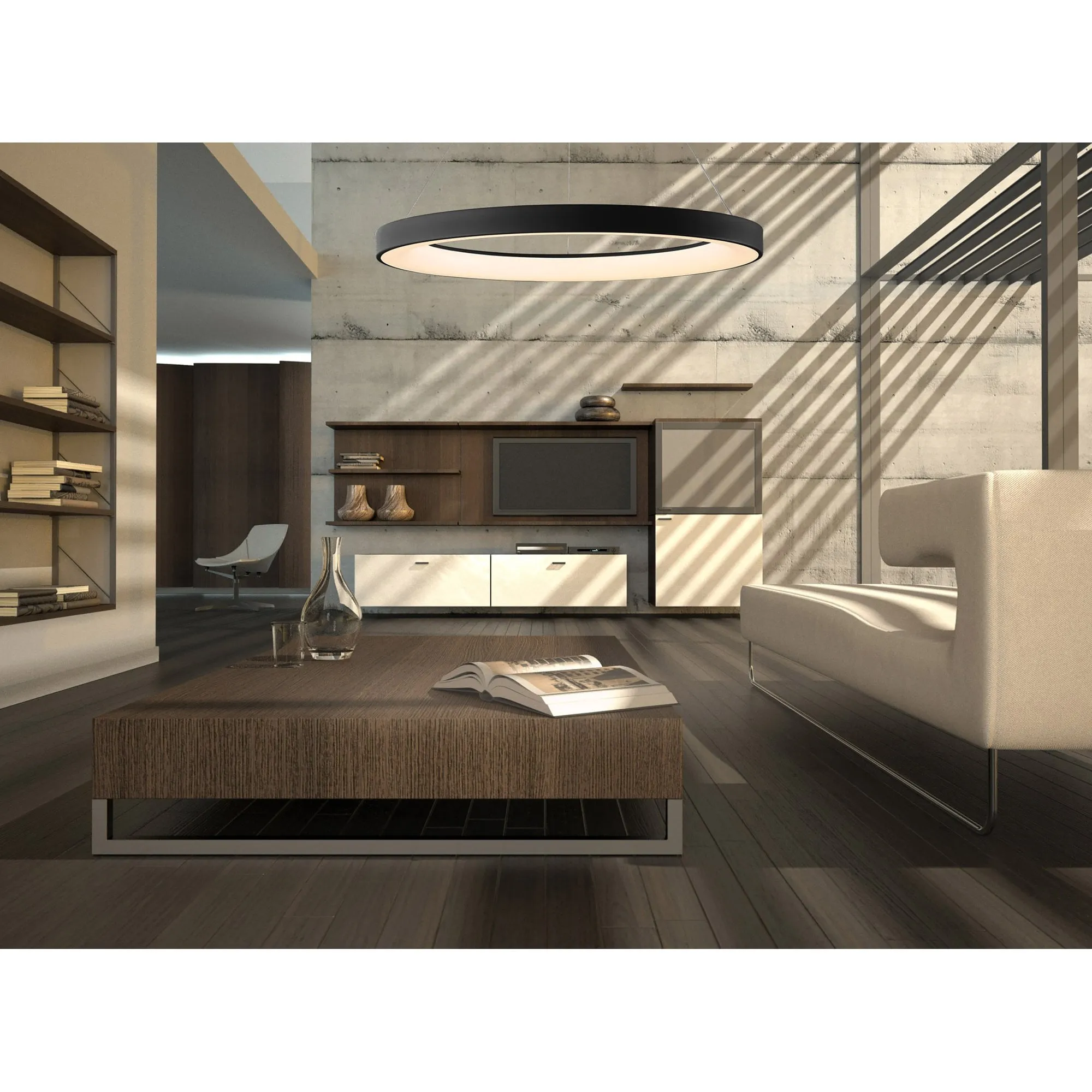 Mantra M8027 Niseko Ring Ceiling 78cm 58W LED Gold