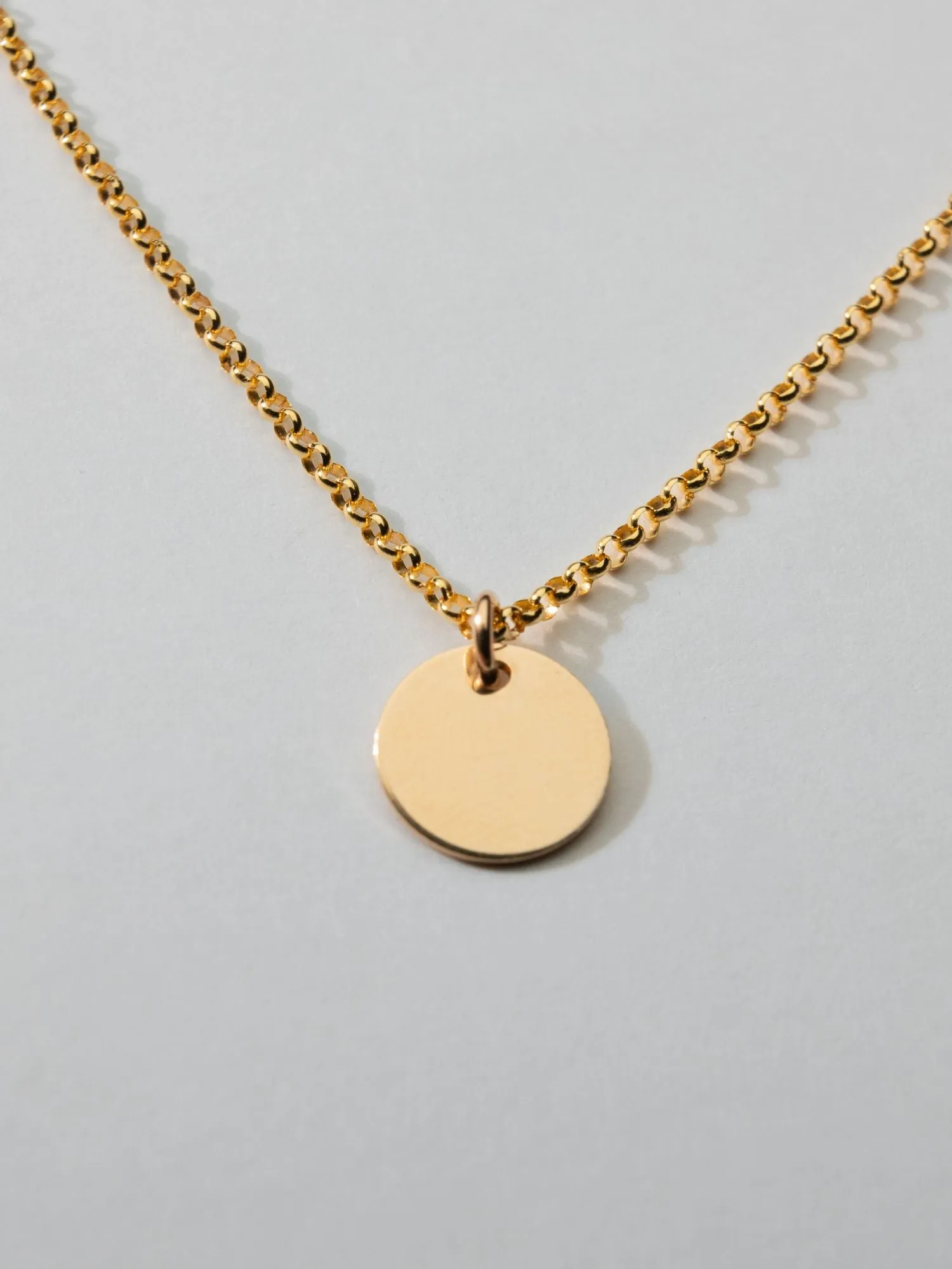 Mini Disc Necklace