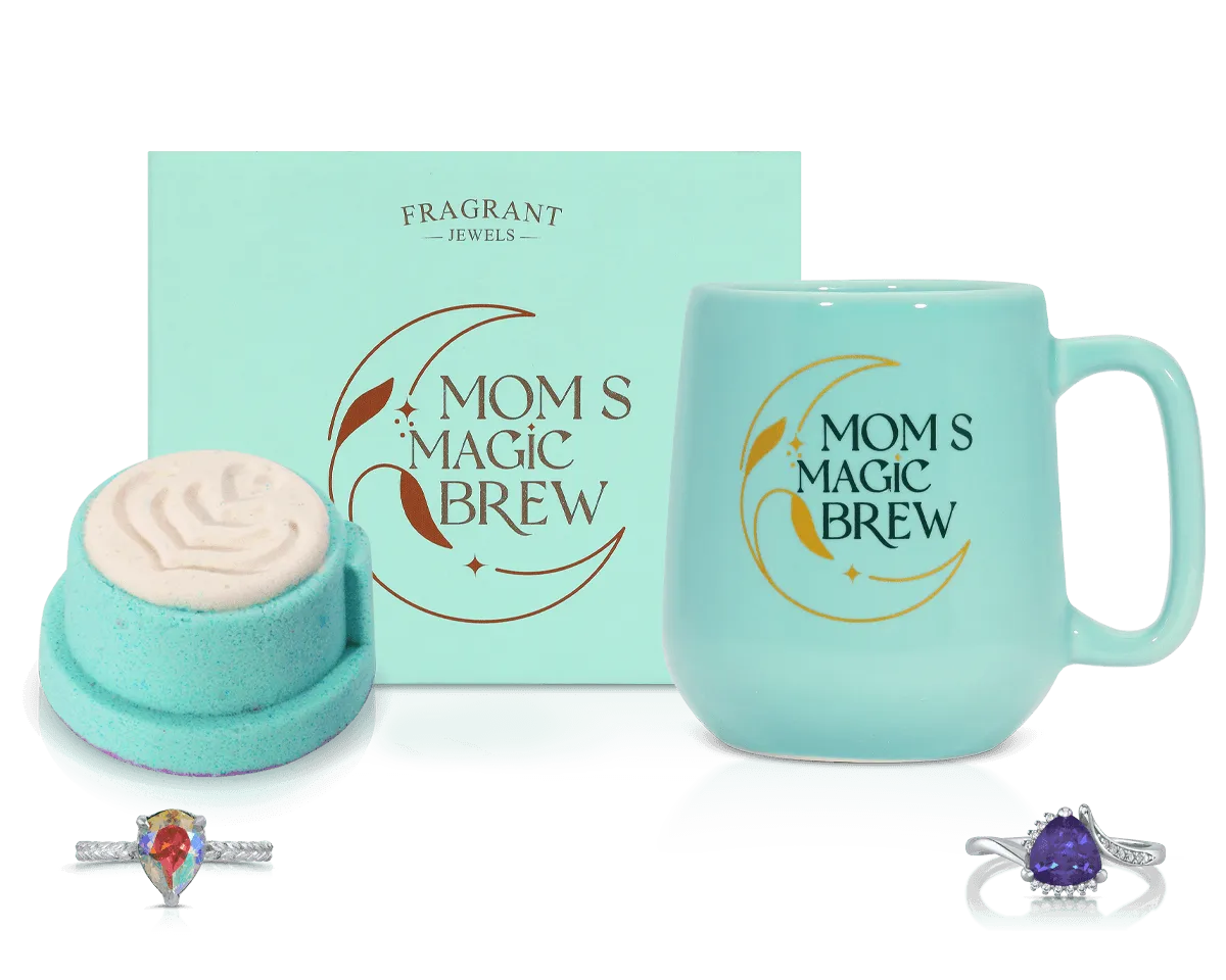 Mom Magic - "Mom's Magic Brew" - Candle and Bath Bomb Set