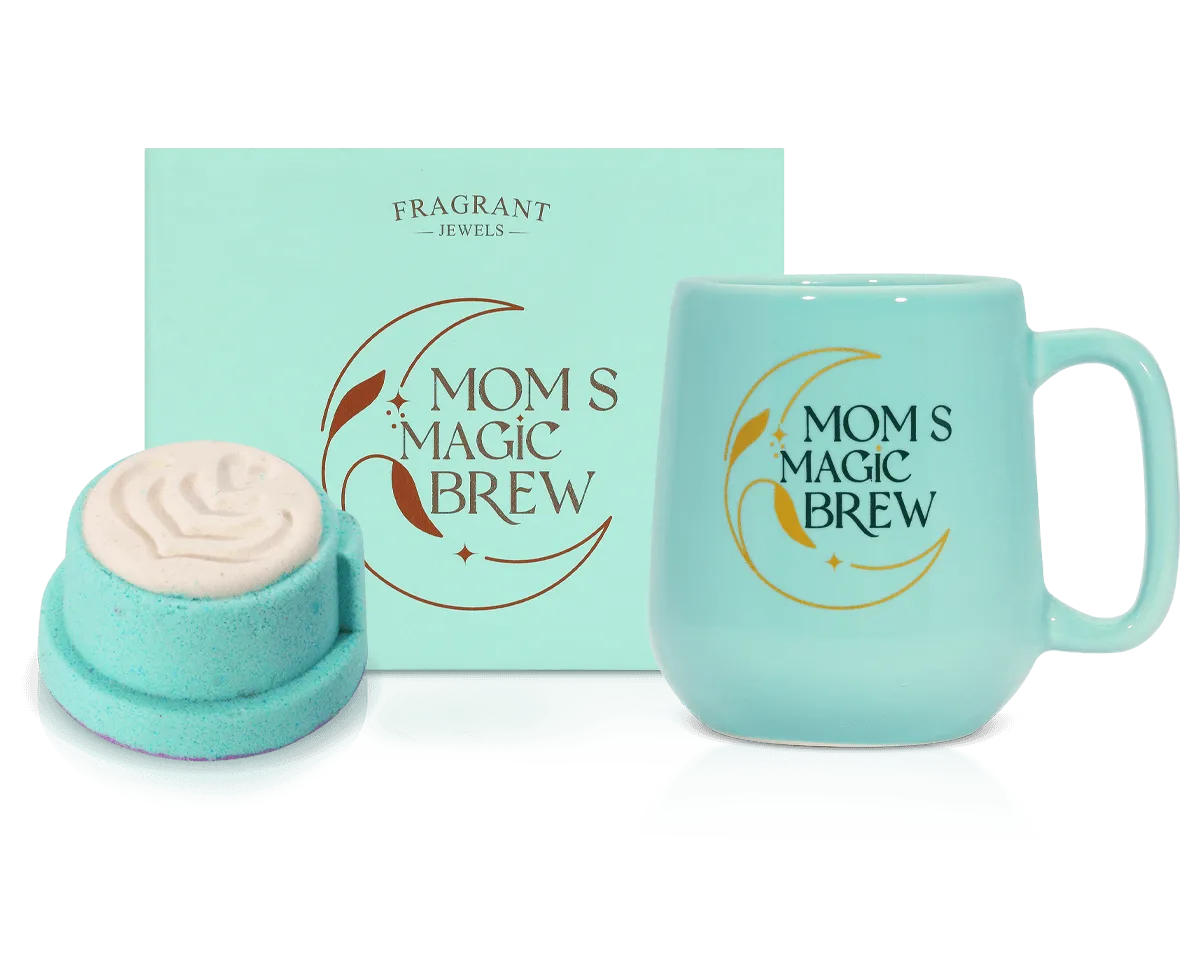 Mom Magic - "Mom's Magic Brew" - Candle and Bath Bomb Set