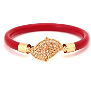 Mukh Pola Gold Plated Acrylic  Pola Bangle  Pack of 1