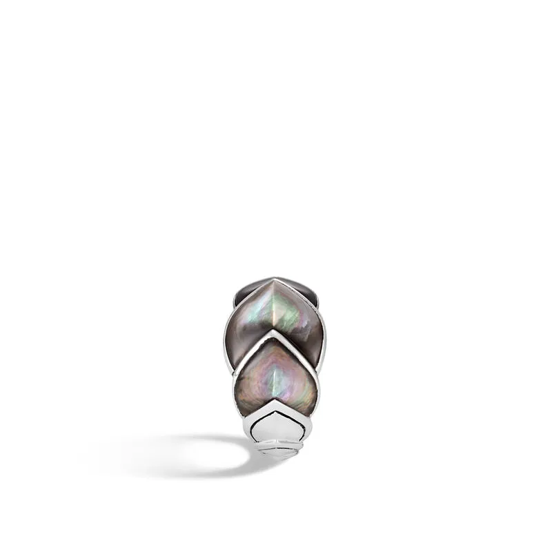 Naga Ring with Grey Mother of Pearl