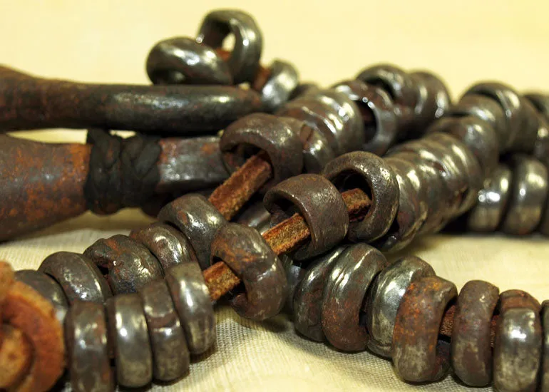 Old Dogon Iron and Bronze Necklace from Mali