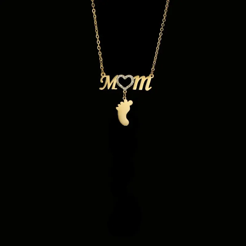 Personalized Engrave Zircon Necklace