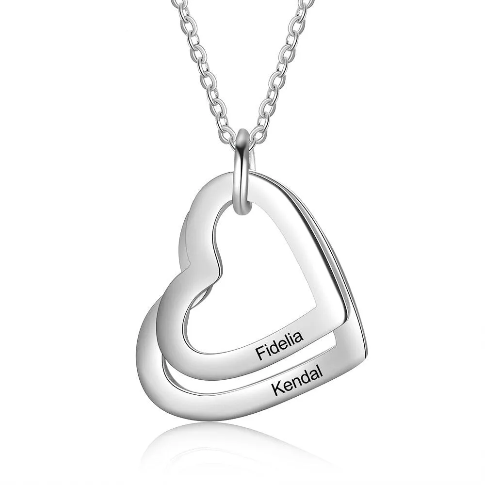 Personalized Heart Necklace