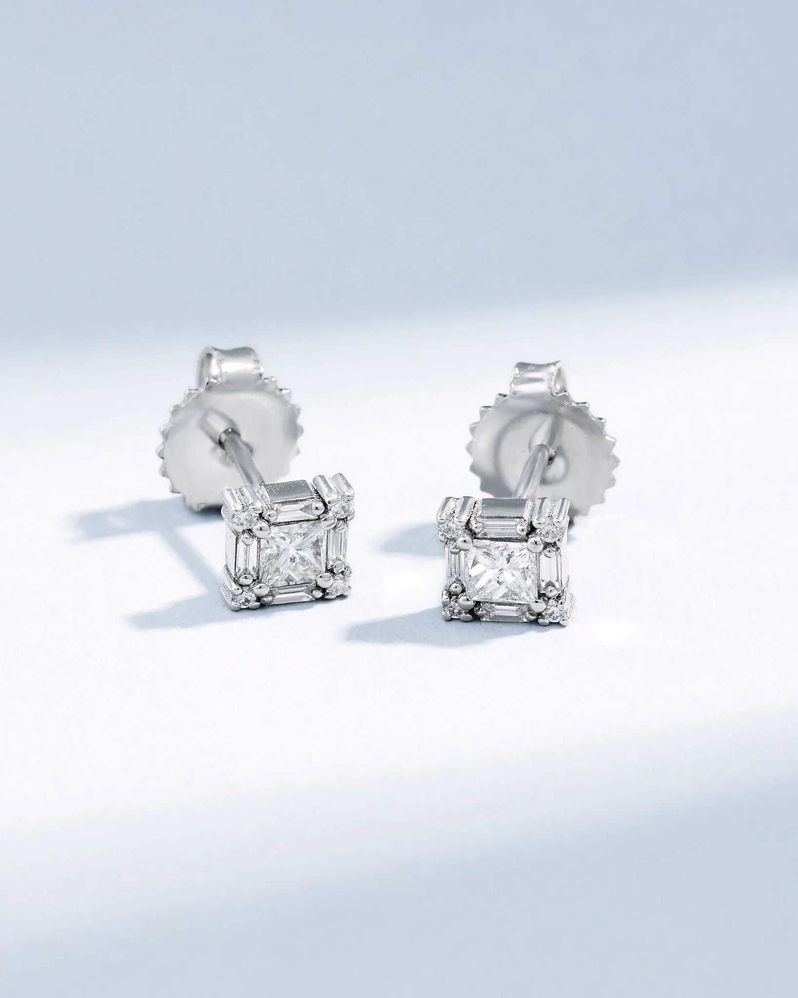 Princess Mini Diamond Studs