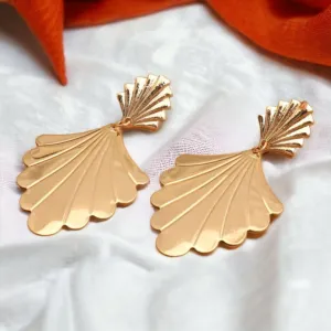 Radiant Leaf Drop Earrings