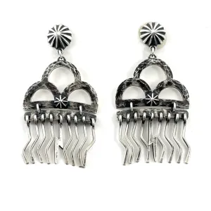 Rain Cloud Earrings<br>By Curtis Pete