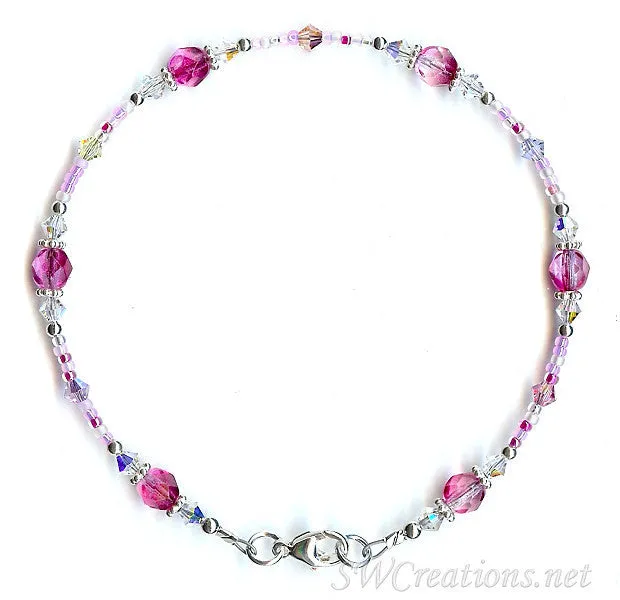 Royal Fandango Pastel Crystal Anklet