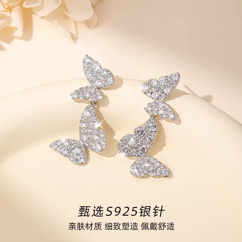 Shimmering Butterflies Earrings