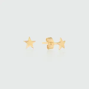 Soho Gold Vermeil Star Stud Earrings