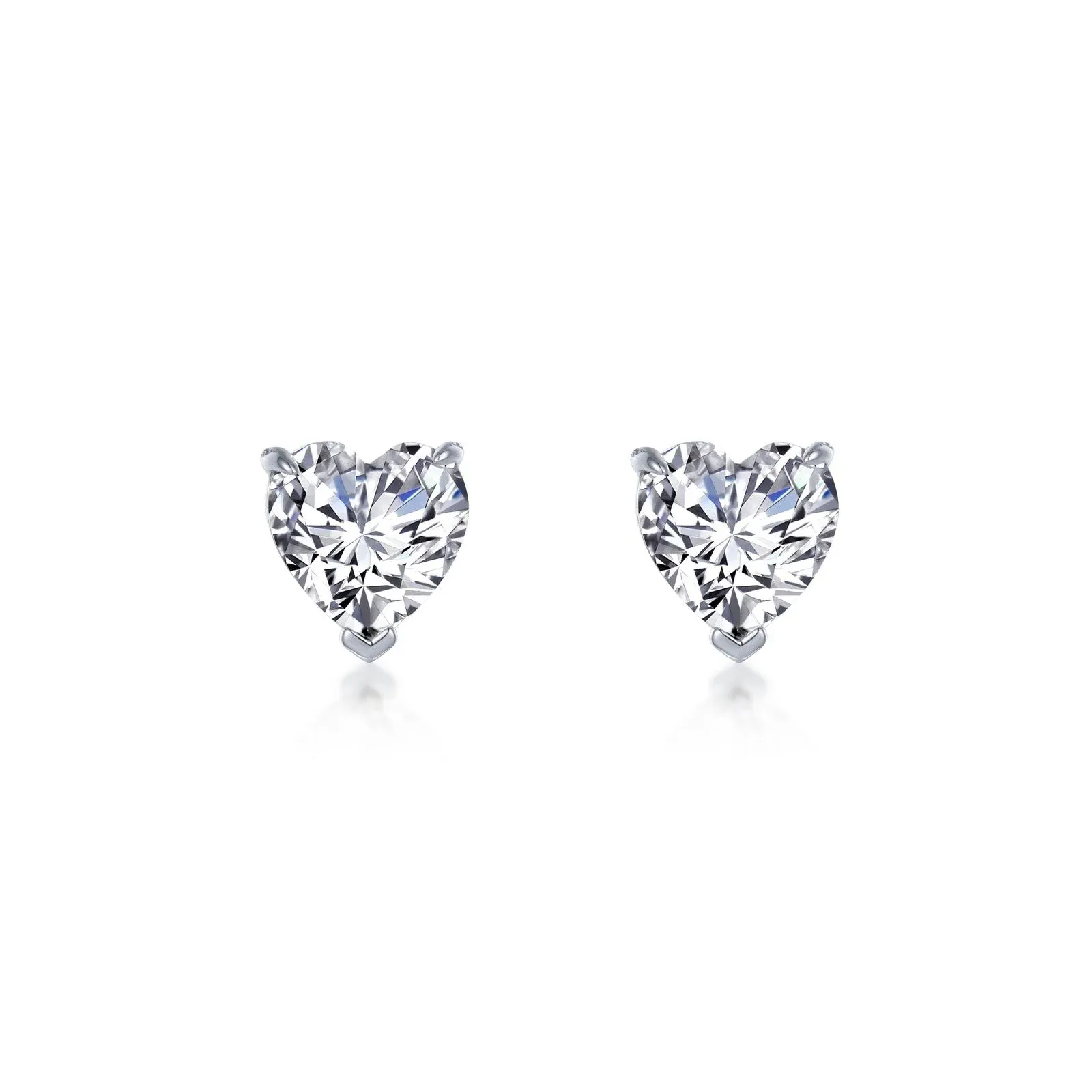 Sparkling Love Solitaire Earrings