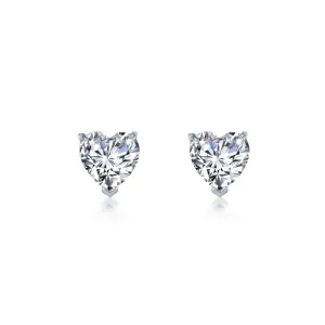 Sparkling Love Solitaire Earrings