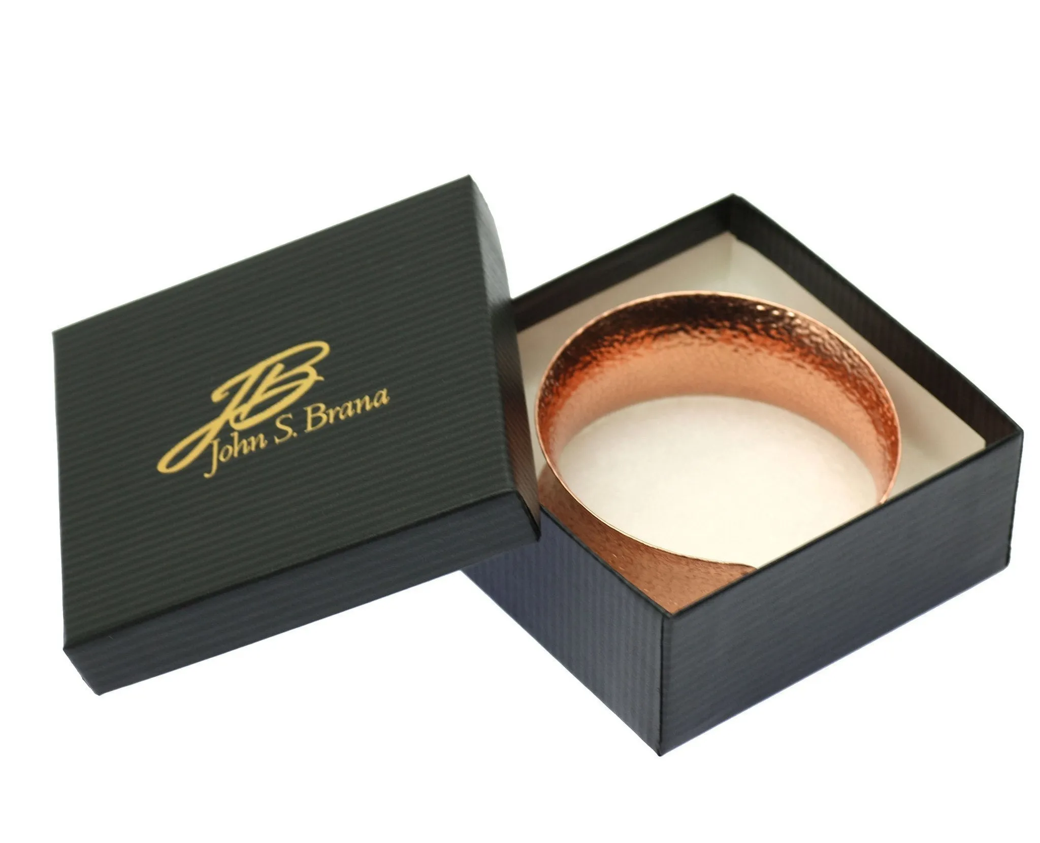 Texturized Copper Bangle Bracelet