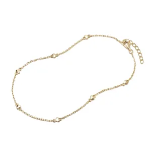 Tiny Heart Eternity Anklet