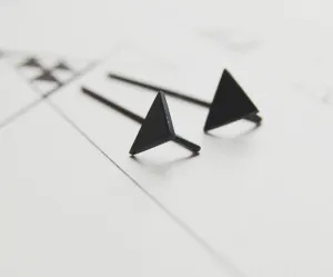 Triangle pendants earrings N°7