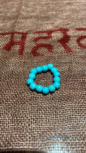 Turquoise Beaded Ring