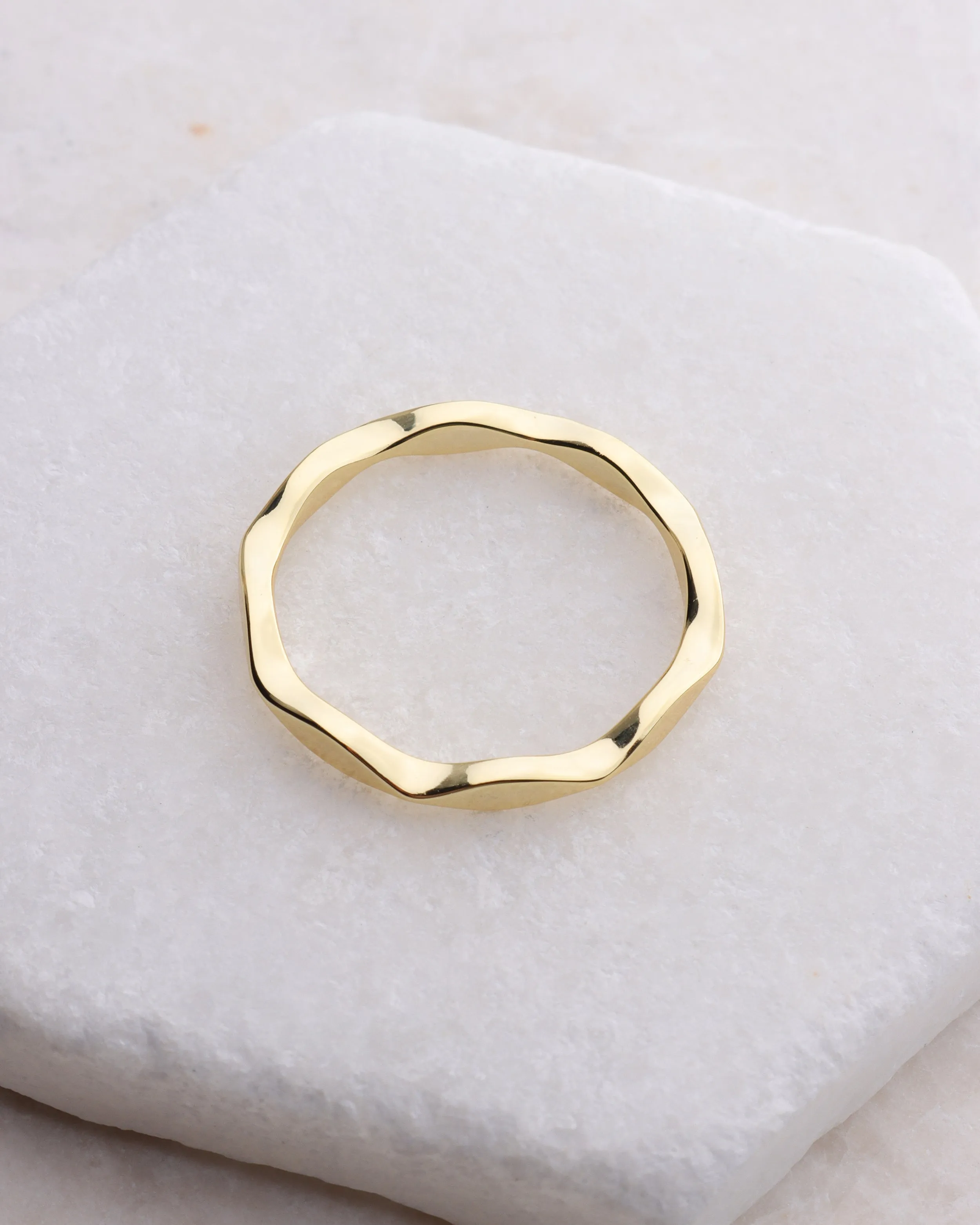 Wavy Metal Ring