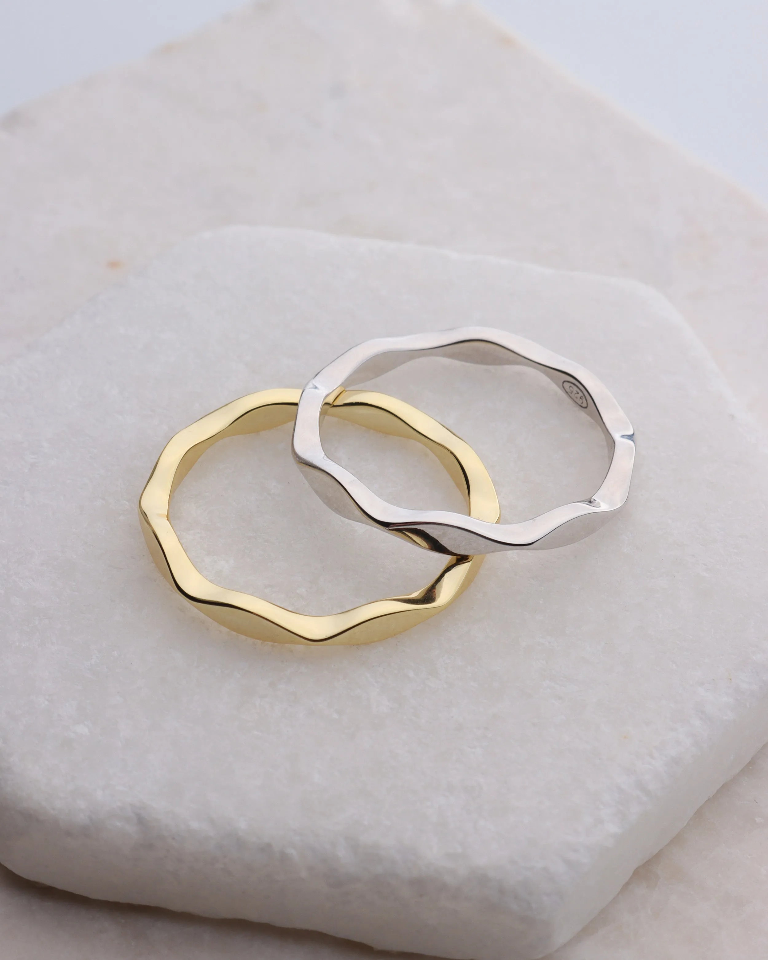 Wavy Metal Ring