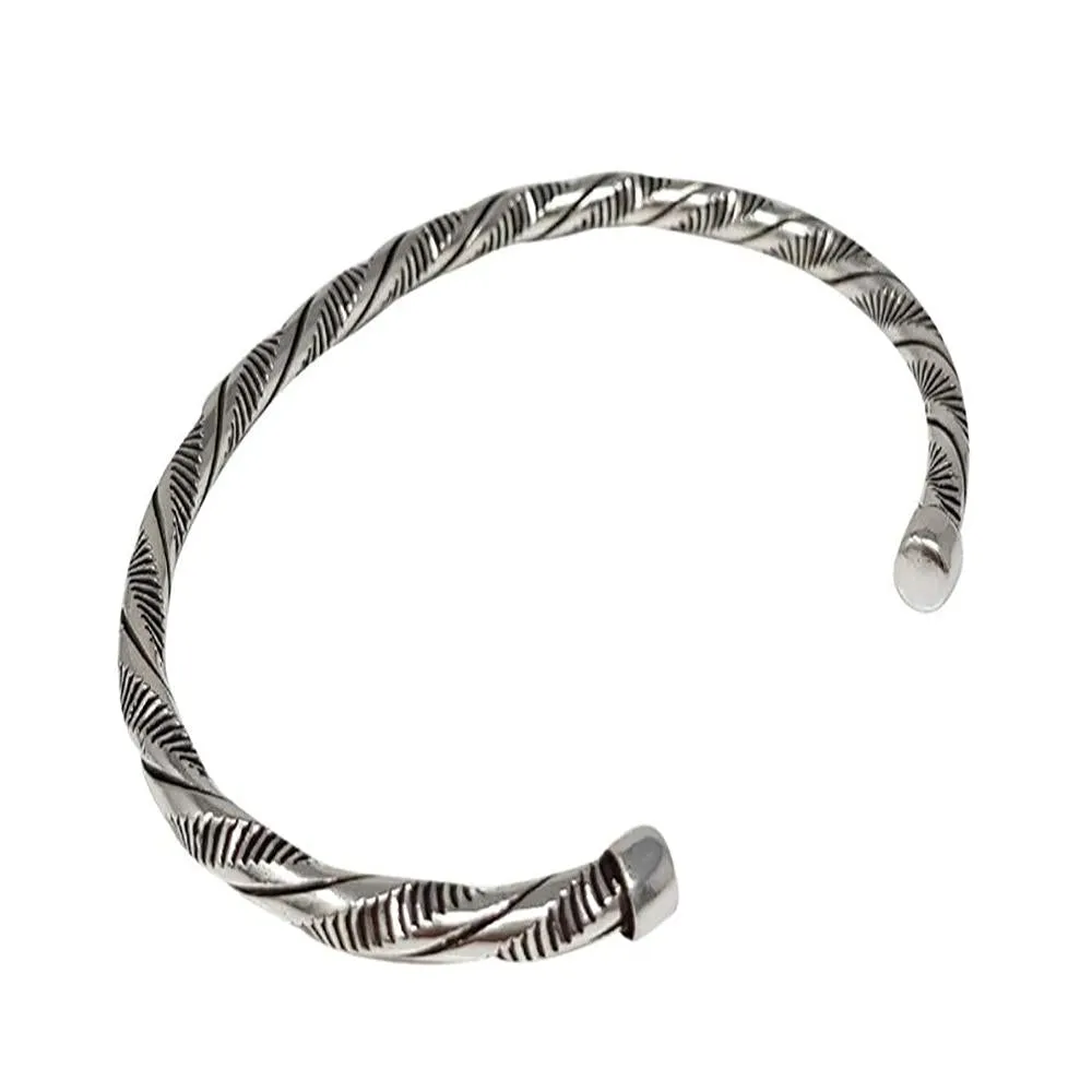 Women's 925 Sterling Silver Bangle Bracelet Elegant and Classic Bracelet